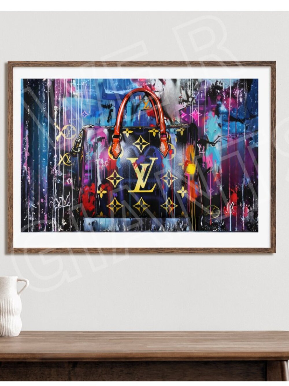 Luxury Duffel Bag Art Print 17x11